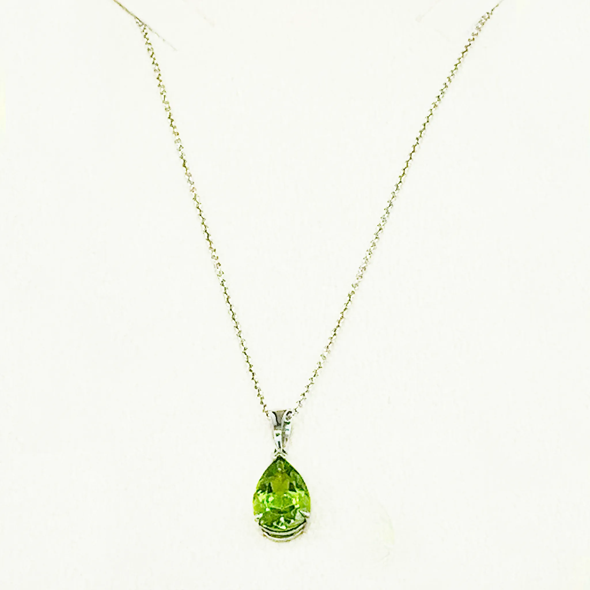 CA Lianne Peridot Birthstone Pendant Necklace