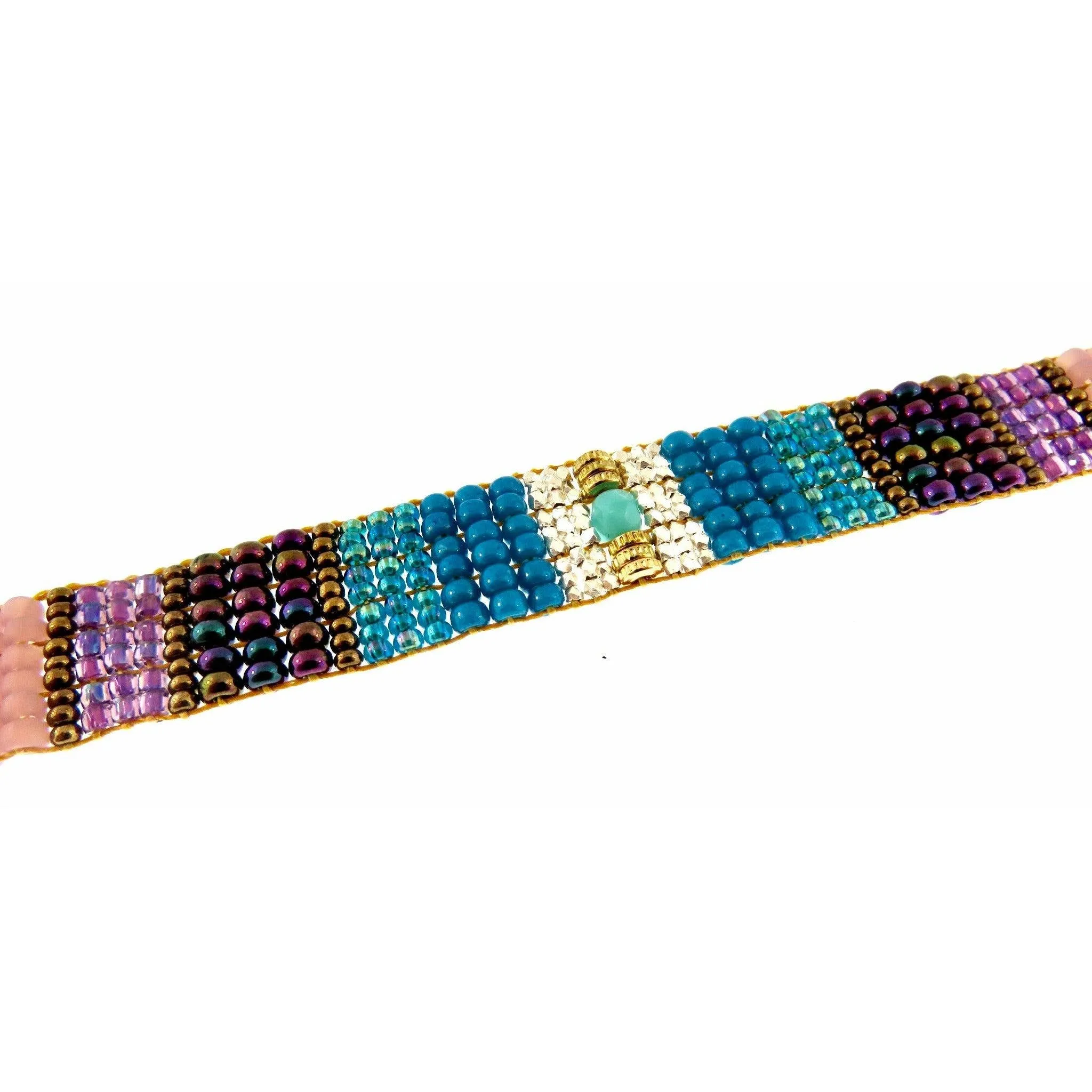 Chili Rose  "Desert Nights  " Narrow Tiffany  Bracelet by Adonnah Langer