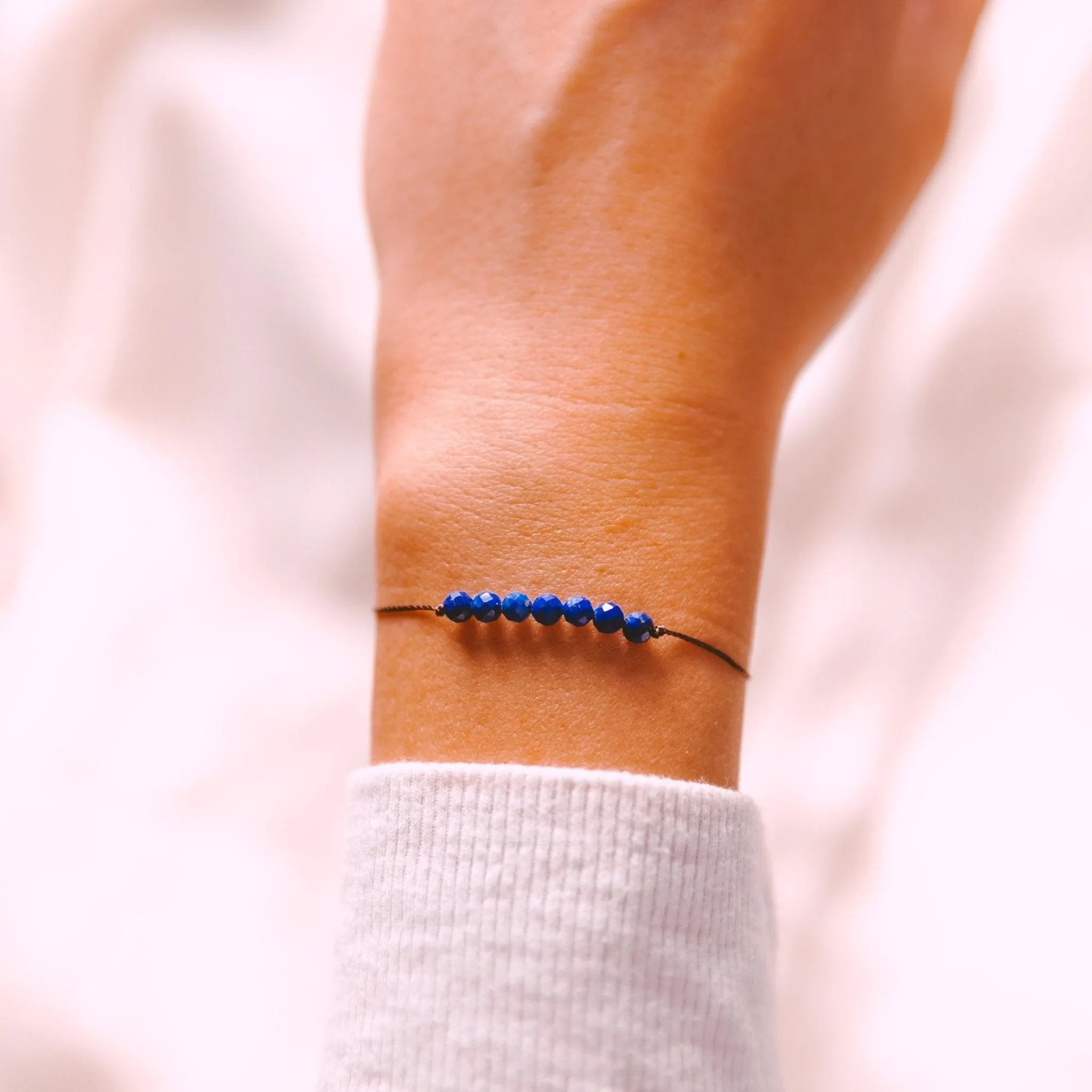 Lapis Lazuli Bar Bracelet