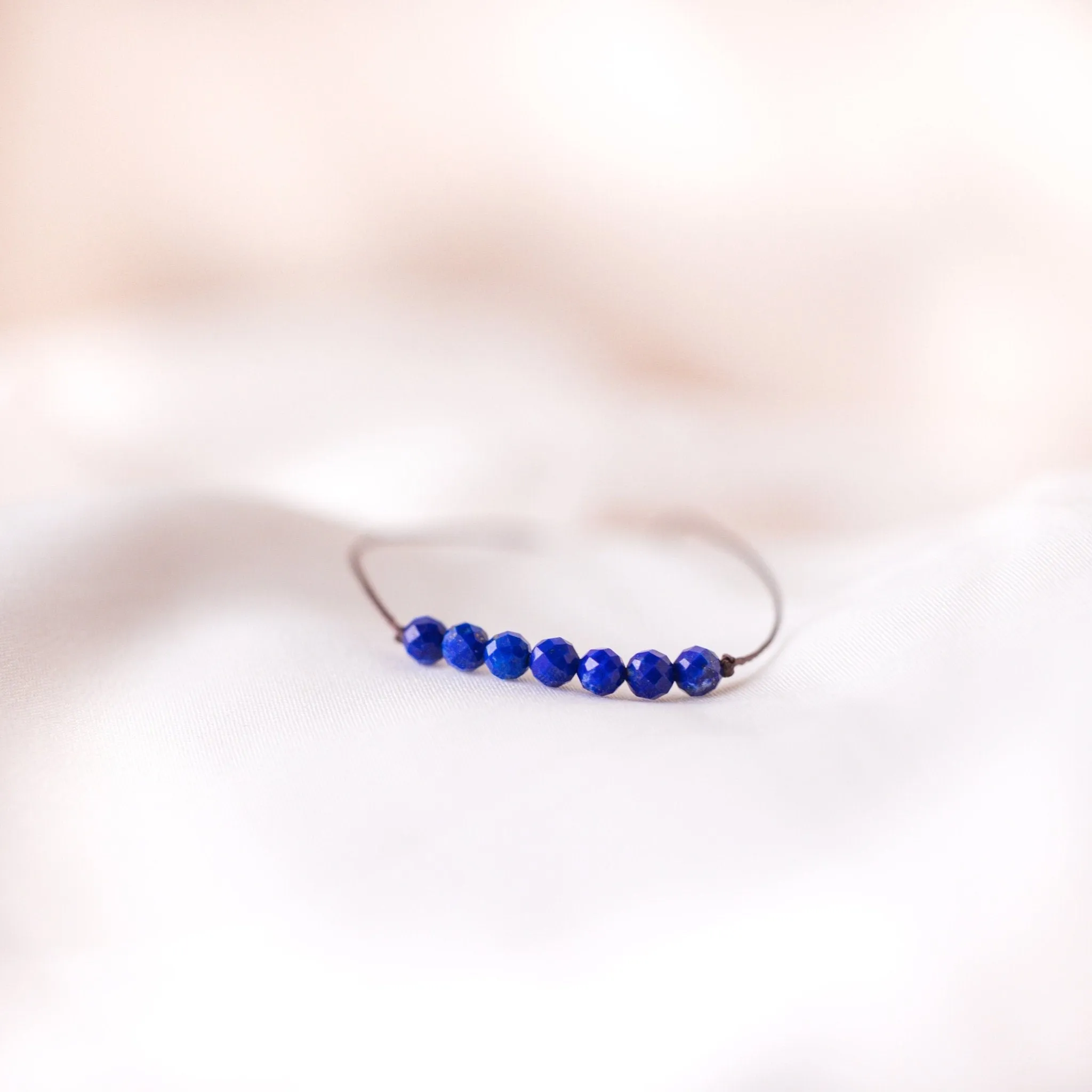 Lapis Lazuli Bar Bracelet