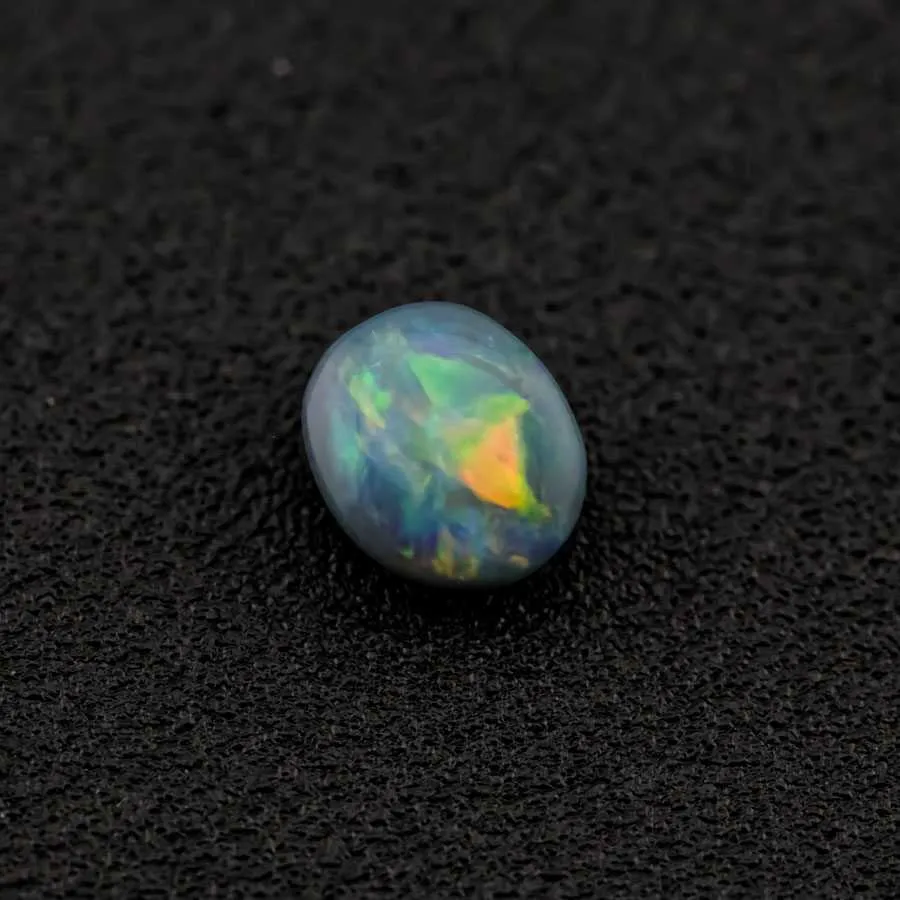 Natural Australian Black Opal Loose Gemstone 0.35ct