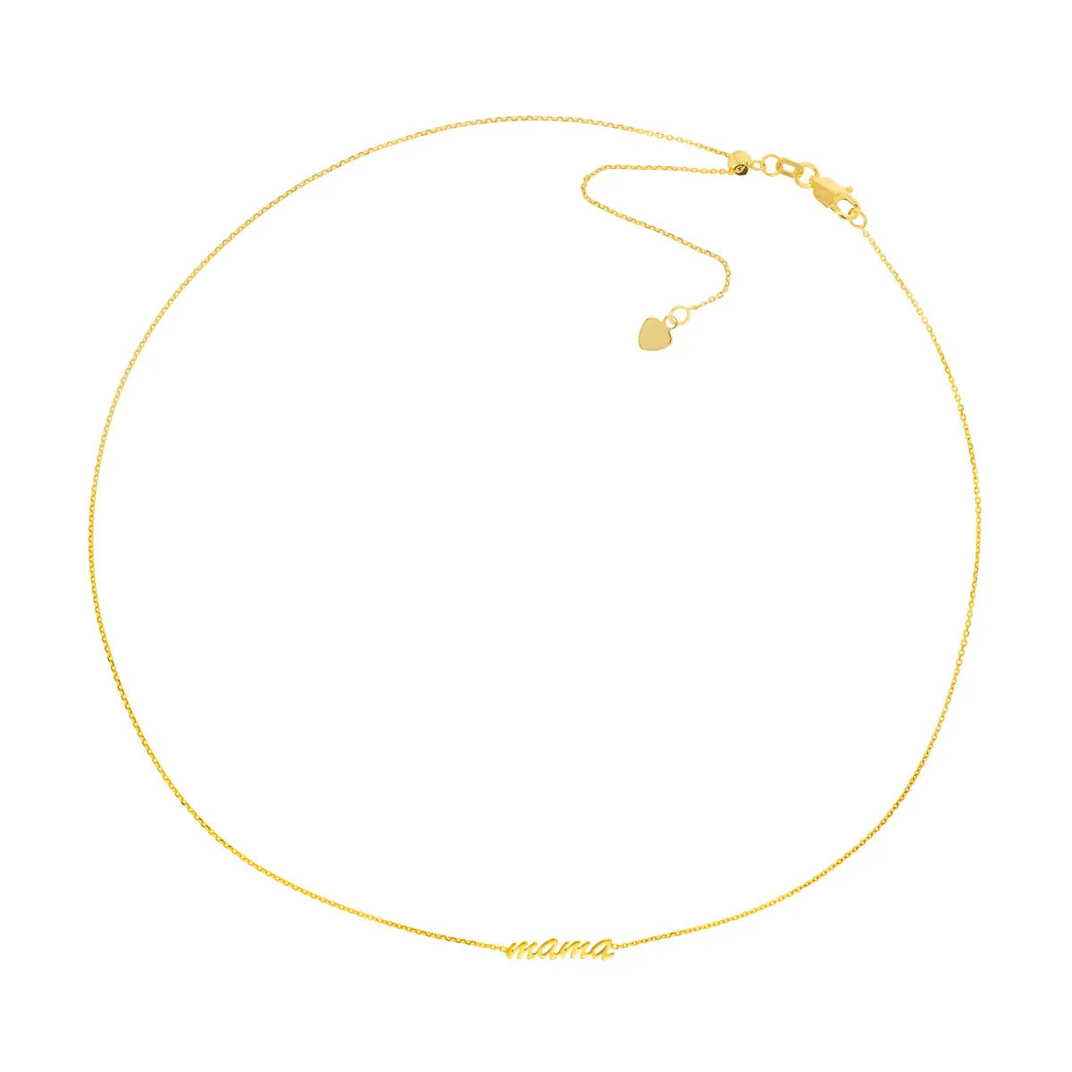 Petite 'Mama' Script Choker