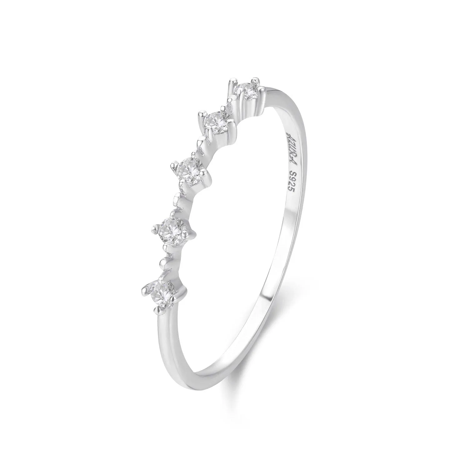 White Topaz Celestial Ring
